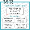 Ultra Destructible Vinyl Asset Labels,TheftGuard asset label