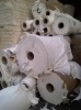 Unprinted cigarette paper in reels