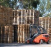 Used wood pallets