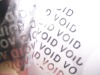 VOID Sticker