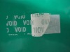 VOID stickers