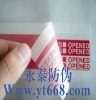 VOID tamper evident sticker