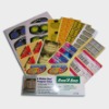 Various printed adhesive label