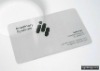 Very clear PVC business card