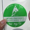 Vinyl Label- for Axial Fan(UNIC-BL228)