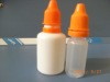 WHITE E-cigarette liquid bottle, eyedrop bottle