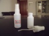 WHITE spray bottle  &CLEAR CAP