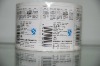 Waterproof Food barcode label