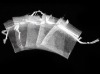 White 5x7cm 6x8cm 7x9cm 8x10cm 9x12cm 10x15cm 13x18cm 16x22cm 20x30cm organza gift bags