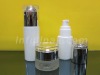 White Glass Cosmetic Bottle