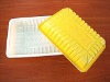 White PP plastic blistering tray box for food and fruits