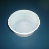 White PS plastic food bowl