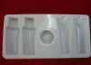 White PVC Plastic Slide Binding Tray