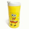 Wholesale gao hot sale cute sponge bob Drinking water bottle Cup bottle for children F0253