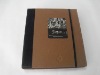 Wire-O Binding Leather-covered notebook