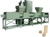 Wood pallet block making machine