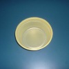 Yellow PS disposable plastic bowl