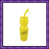 Yellow Plastic Bottle With Straw