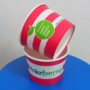 Yogurt Paper bowl with lid