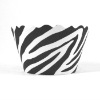 Zebra-Black-White-cupcake-wrapper cw-006 wholesale