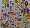 a variety of fruit sticker