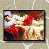 abstract girl poster photo print