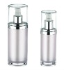 acrylic oval cosmetic bottle