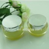 acrylic oval cream  jar