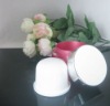 acrylic oval cream  jar