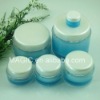 acrylic round transparent cream jar