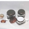 acrylic square cosmetic  jar