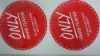 adhesive dome label stickers