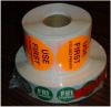 adhesive label roll  food label beer label