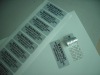 adhesive security stickers tamper evident