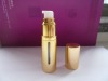 airless 15ml cosmetic bottle&airless bottle& hot stamping gold with windown