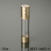 airless arcylic bottle with gold cap