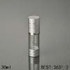 airless arcylic bottle with silver cap