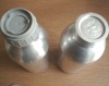 aluminum bottle with plastic cap