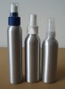 aluminum bottle with plastic spray pump