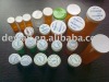 amber and clear pharmaceutical plastic vials with LFGB FDA