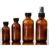 amber essential oil glass bottles