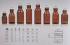 amber glass bottles for syrup screw finish STD PP28mm