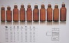 amber glass bottles for syrup screw finish STD PP28mm