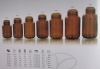 amber glass bottles for tablet wide mouth G.P.I 400