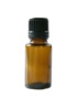 amber glass essential oil bottle