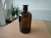 amber reagent glass bottle