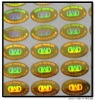 anti-counterfeit labels and hologram stickers