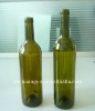 antique green glass wine bottle 750ml/375ml