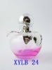 apple shape 50ml glass perfume bottle