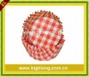 baking paper cup cake cases.Gingham designs